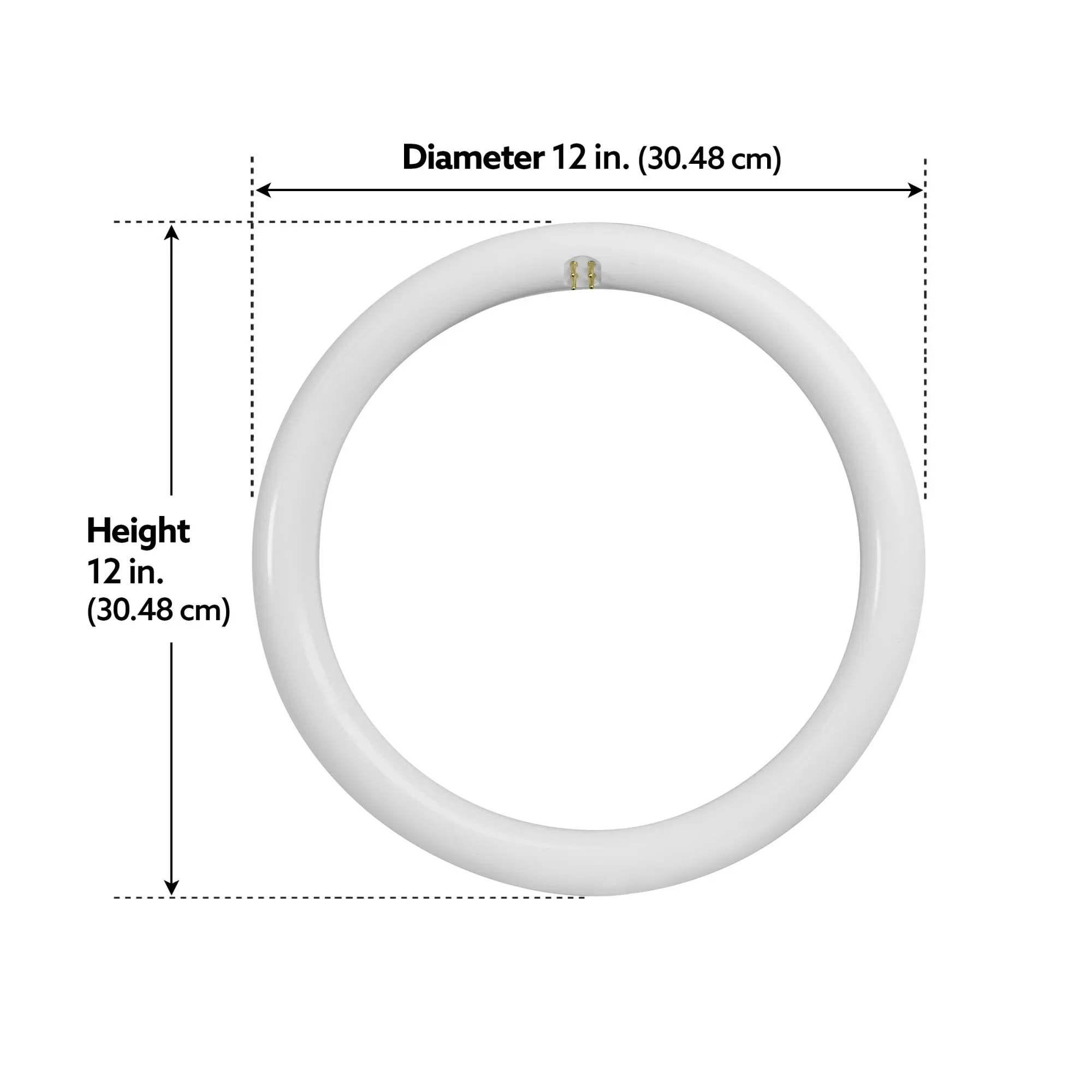 12 in. 20W (32W Replacement) Selectable White G10Q (T9 Replacement) Direct Replacement (Type A) Non-Dimmable Circular LED Light