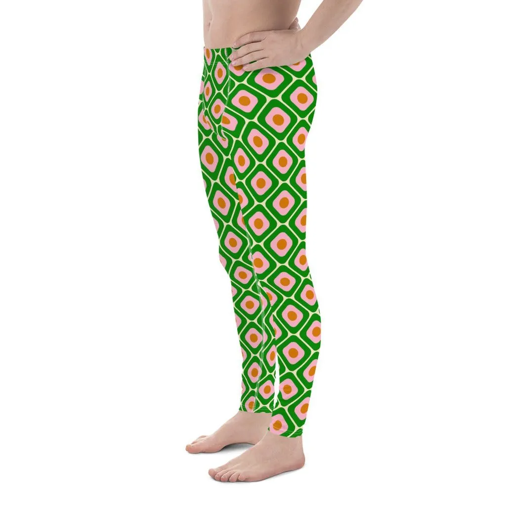 70s Retro Pattern Men's Leggings