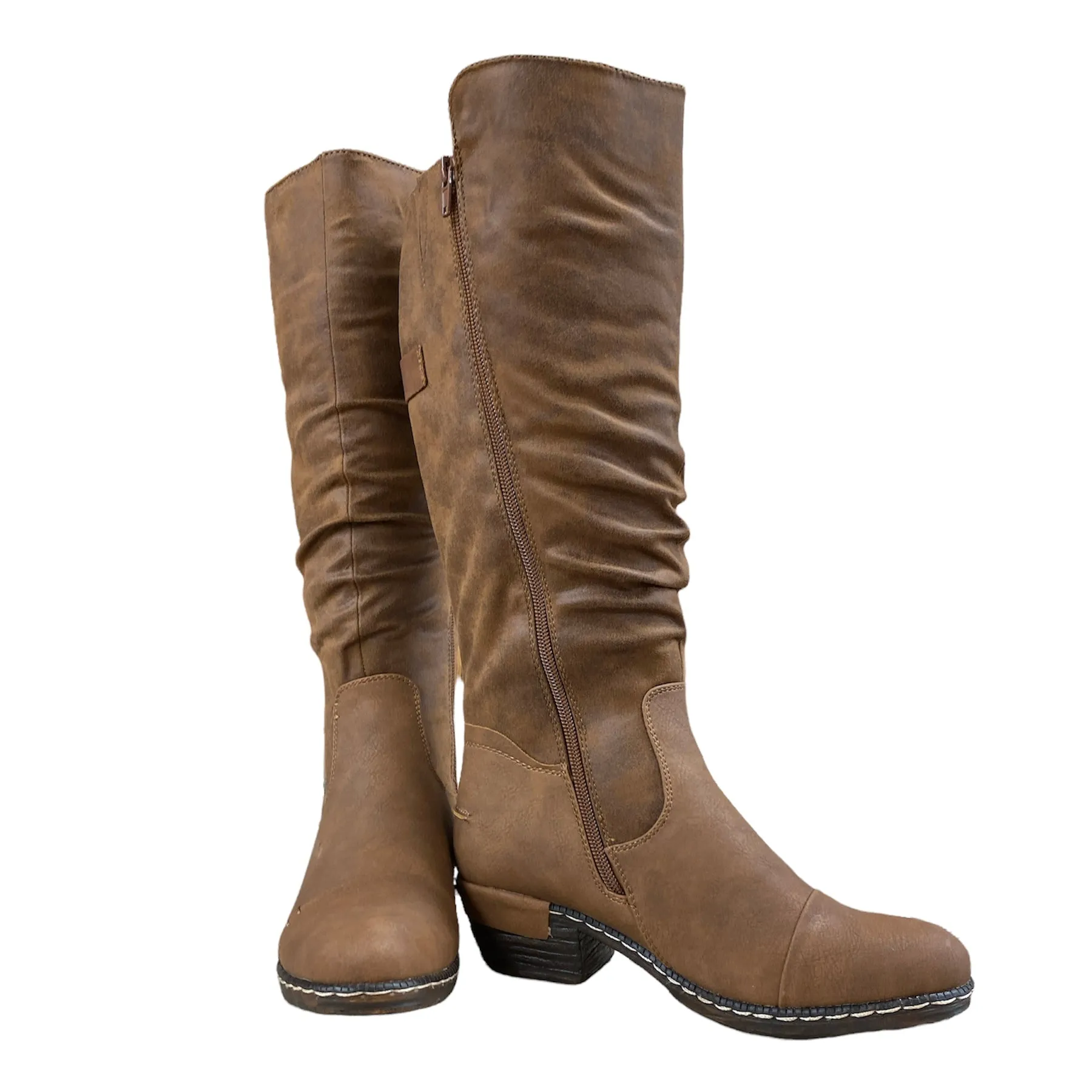 93654-22 Brown Tall Riding Boot RTex