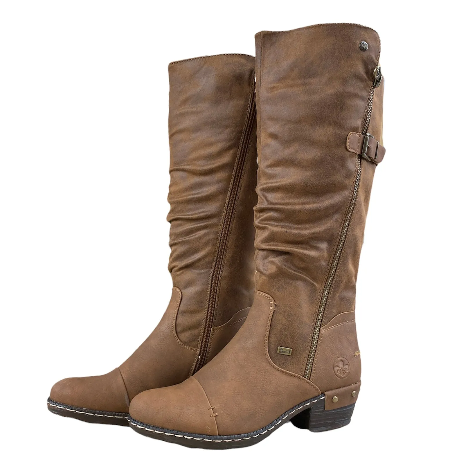 93654-22 Brown Tall Riding Boot RTex