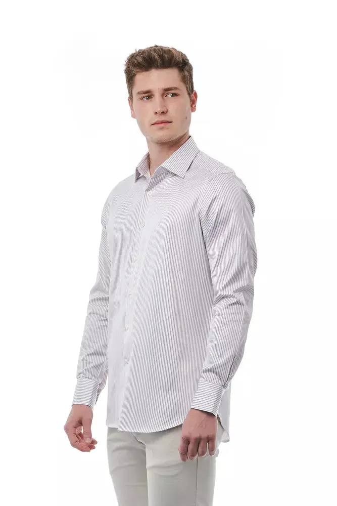 Bagutta White Cotton Men Men's Shirt