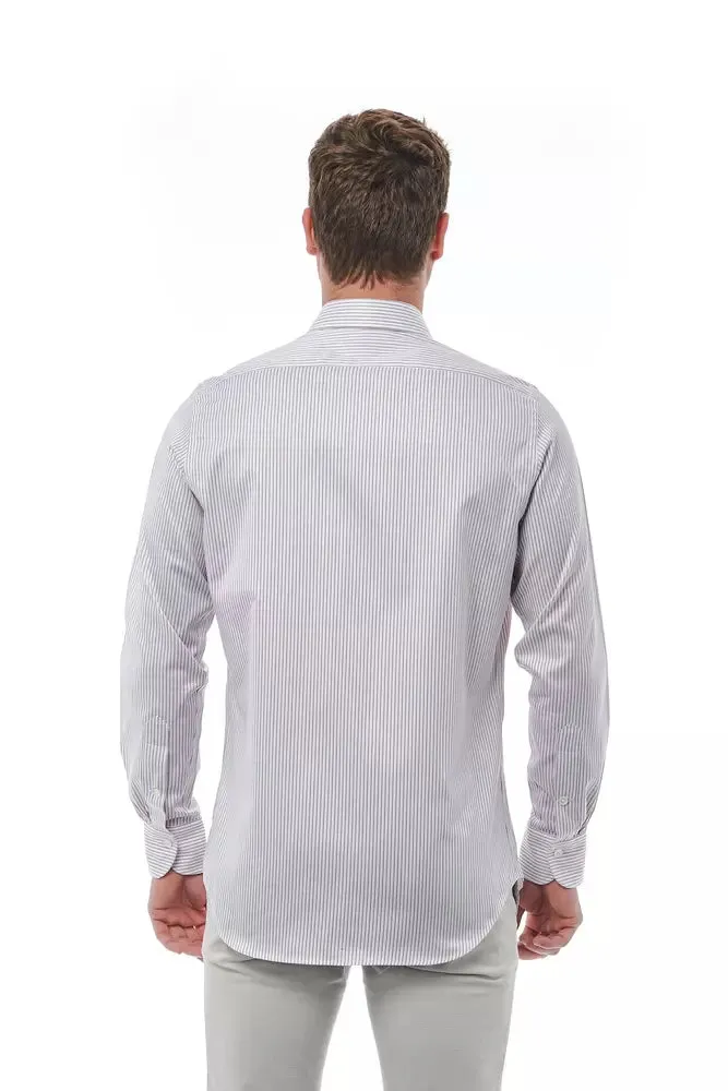 Bagutta White Cotton Men Men's Shirt