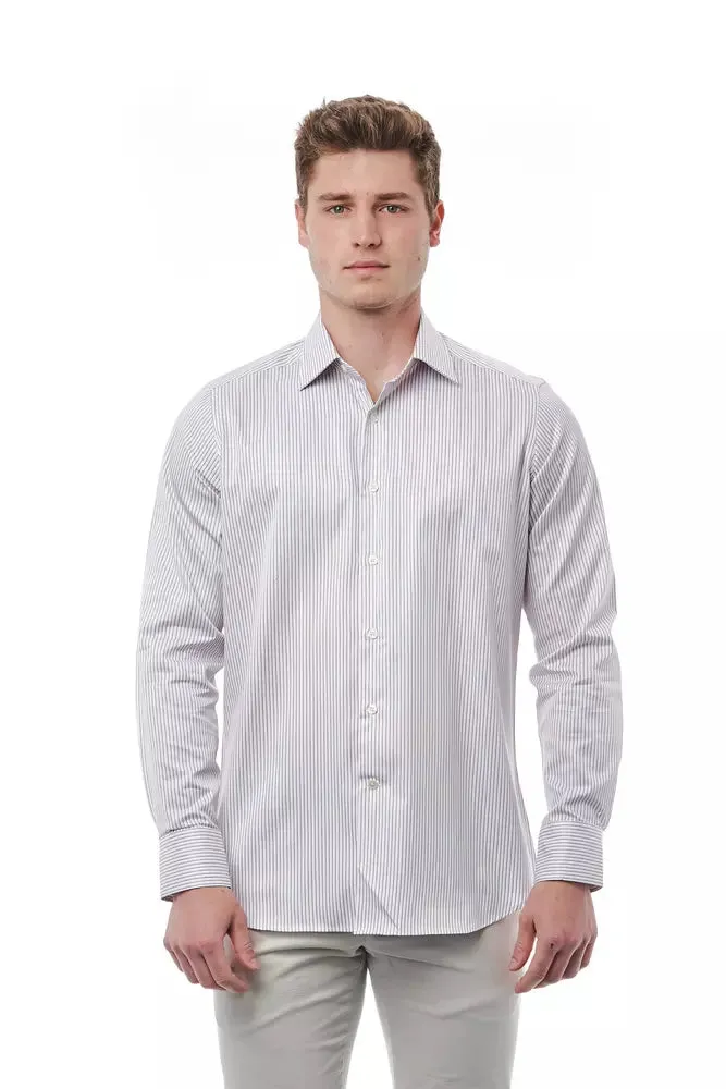 Bagutta White Cotton Men Men's Shirt