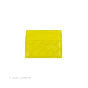 Bottega Veneta Intrecciato Card Holder Kiwi