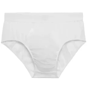 Bresciani 100% Cotton Knitted Briefs White