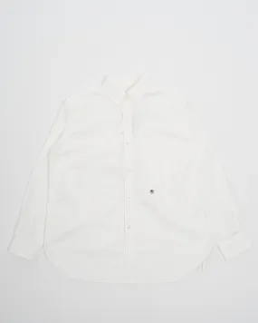 Button Down Wind Shirt White