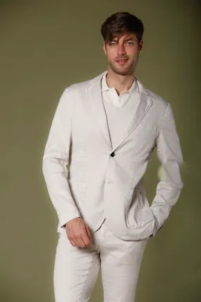 Da Vinci Summer men's  blazer in cotton and linen regular