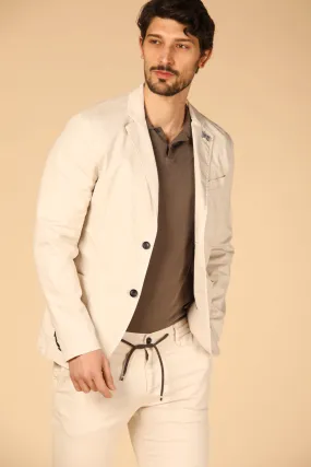 Da Vinci Summer men's blazer in cotton and tencel regular