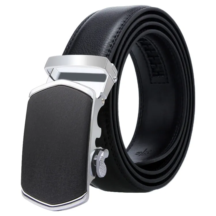 Dandali Men's Business Casual Automatic Buckle Belt in Soft Leather - Series 2