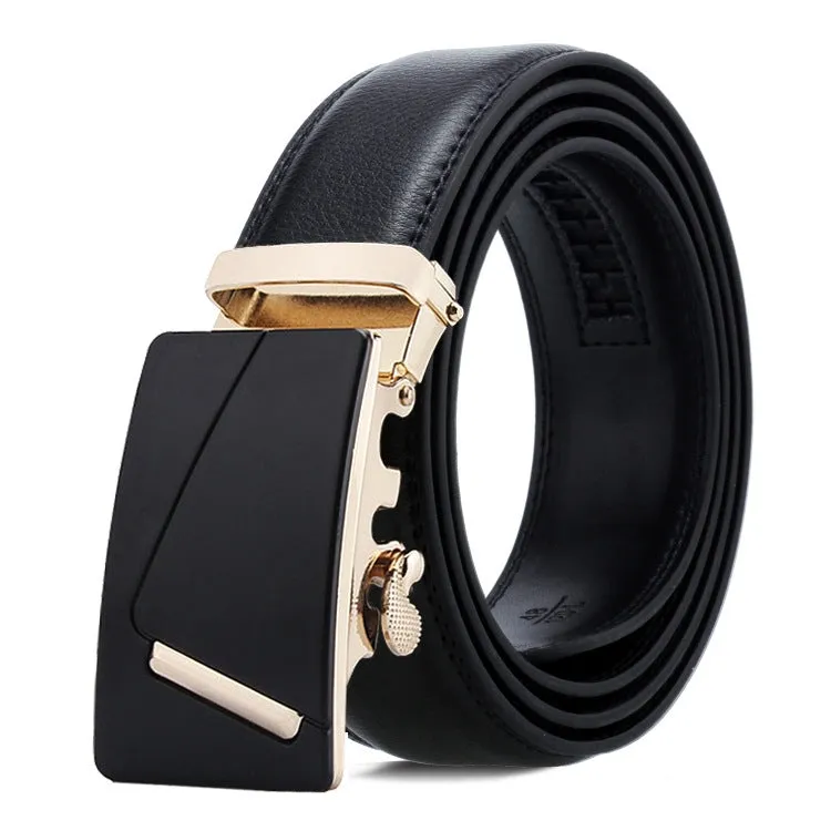 Dandali Men's Business Casual Automatic Buckle Belt in Soft Leather - Series 2