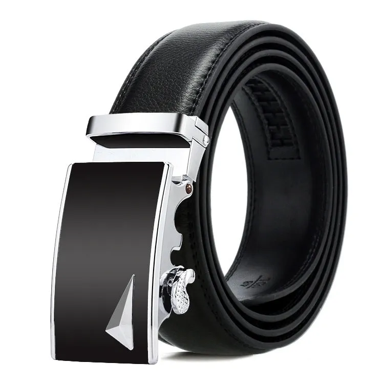 Dandali Men's Business Casual Automatic Buckle Belt in Soft Leather - Series 2