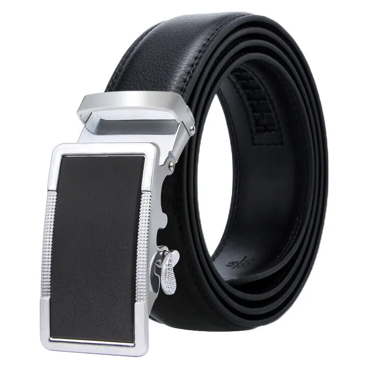 Dandali Men's Business Casual Automatic Buckle Belt in Soft Leather - Series 2