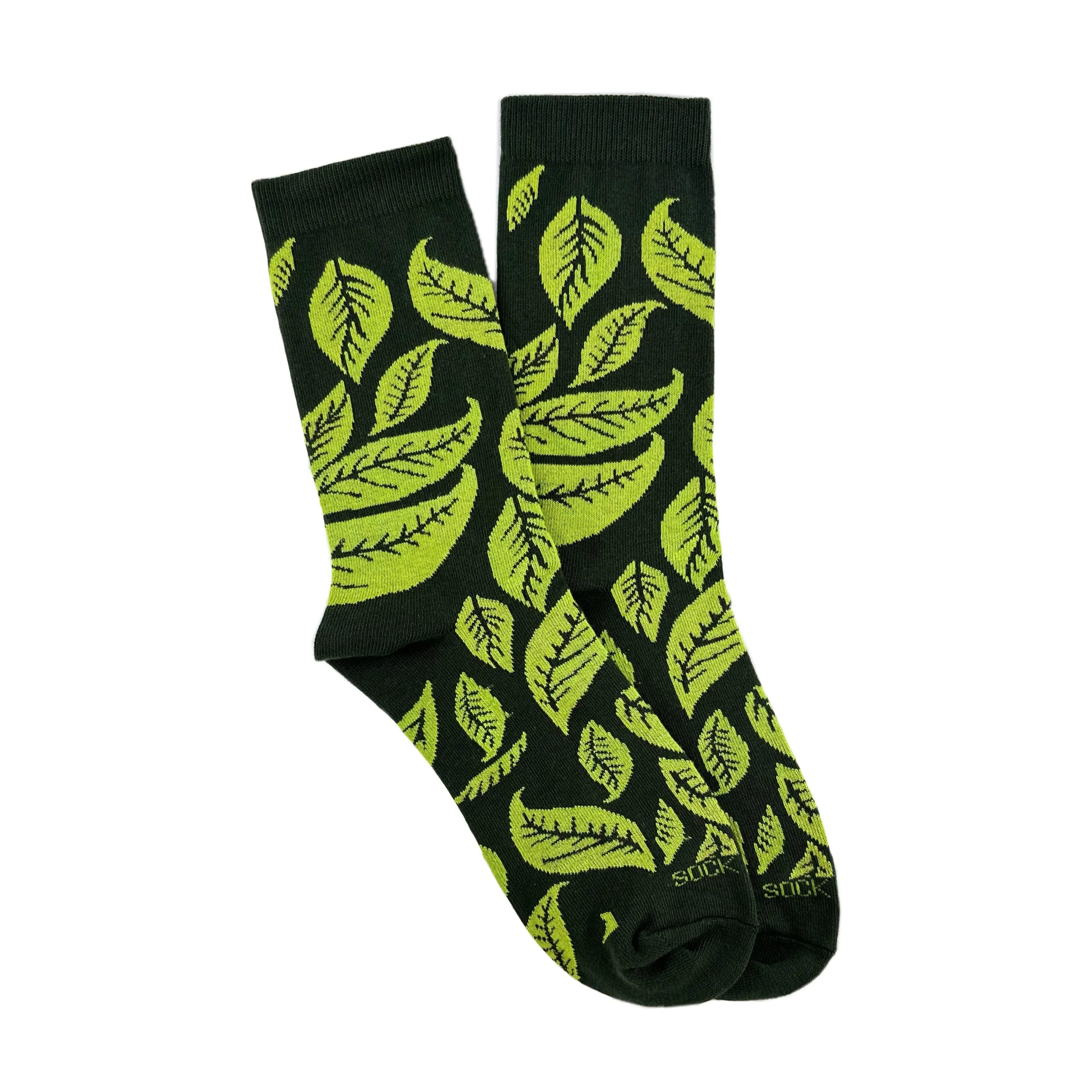 Fall Leaf Pattern Socks the Sock Panda (Adult Medium - Women's Shoe Sizes 5-10)