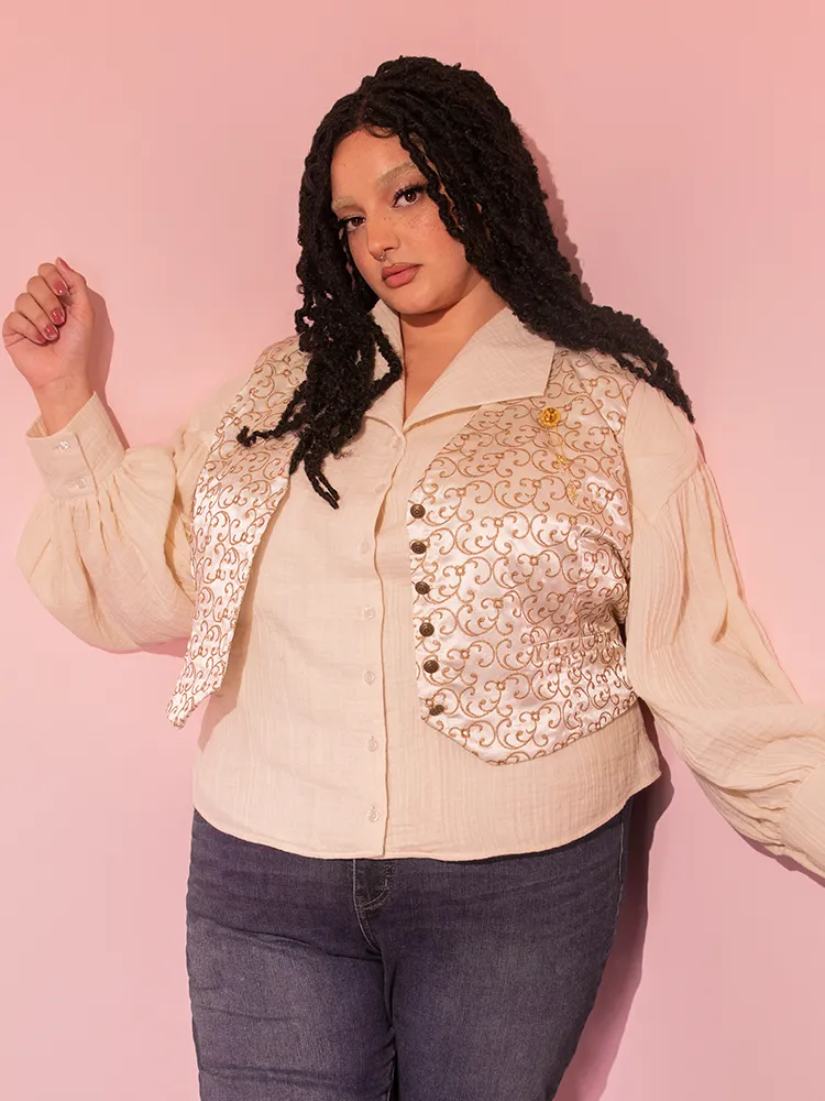 Fantasy Blouse in Cream - Vixen by Micheline Pitt