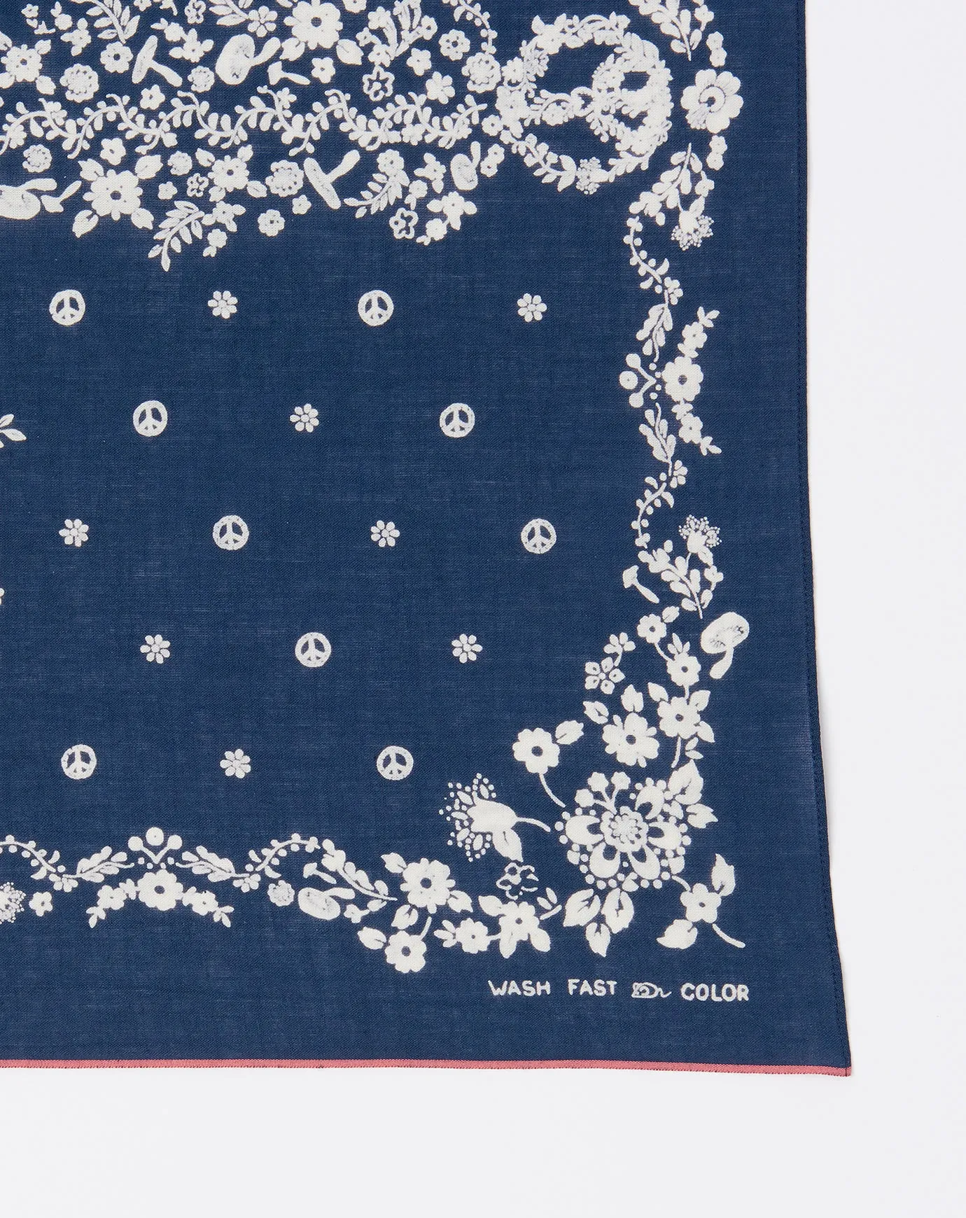 Fastcolor Selvedge Hippie Bandana in Navy