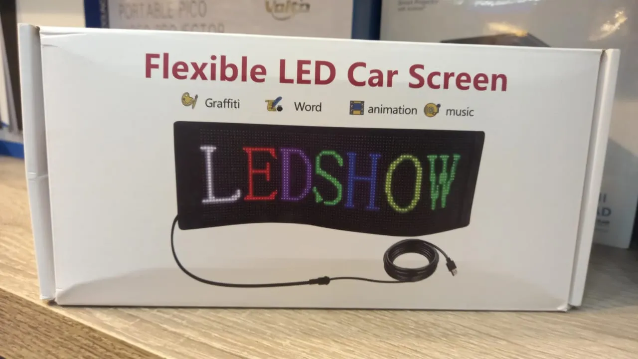 FLEXIBLE LED CAR SCREEN