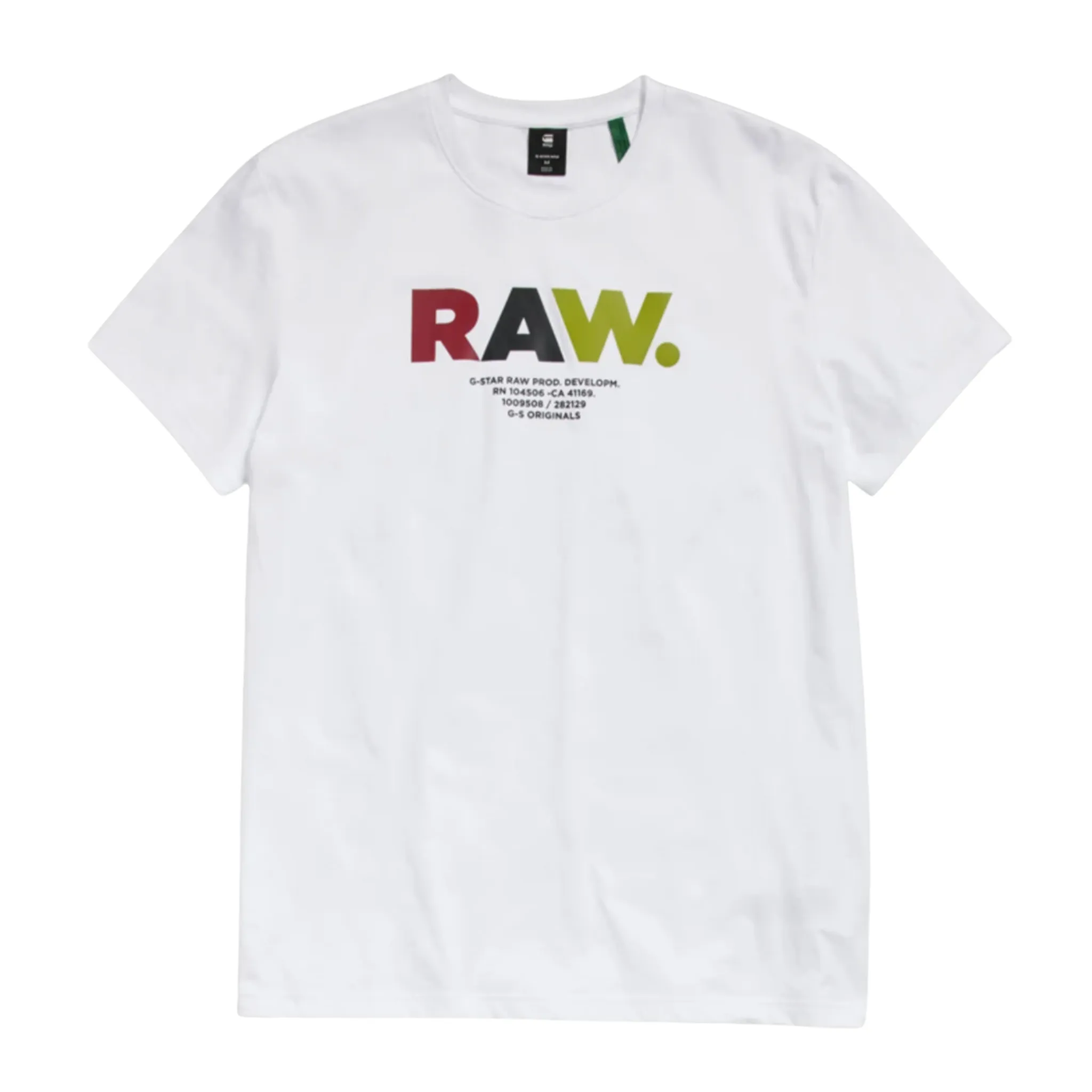 G-STAR MULTI COLORED RAW. T-SHIRT (White)