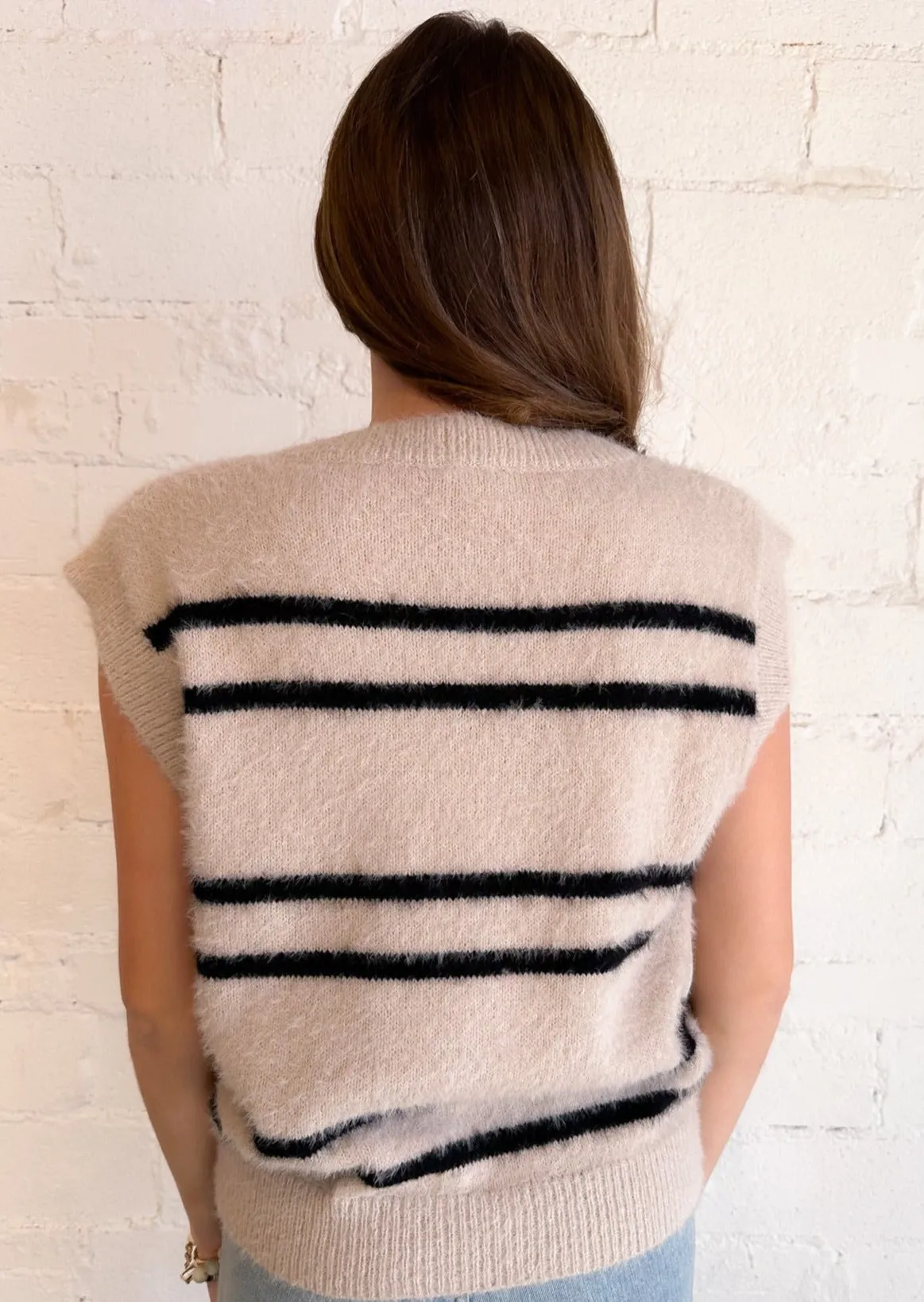 Heart To Heart Oversized Sweater Vest