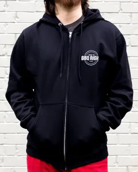 HowToBBQRight Black Full Zip Jacket