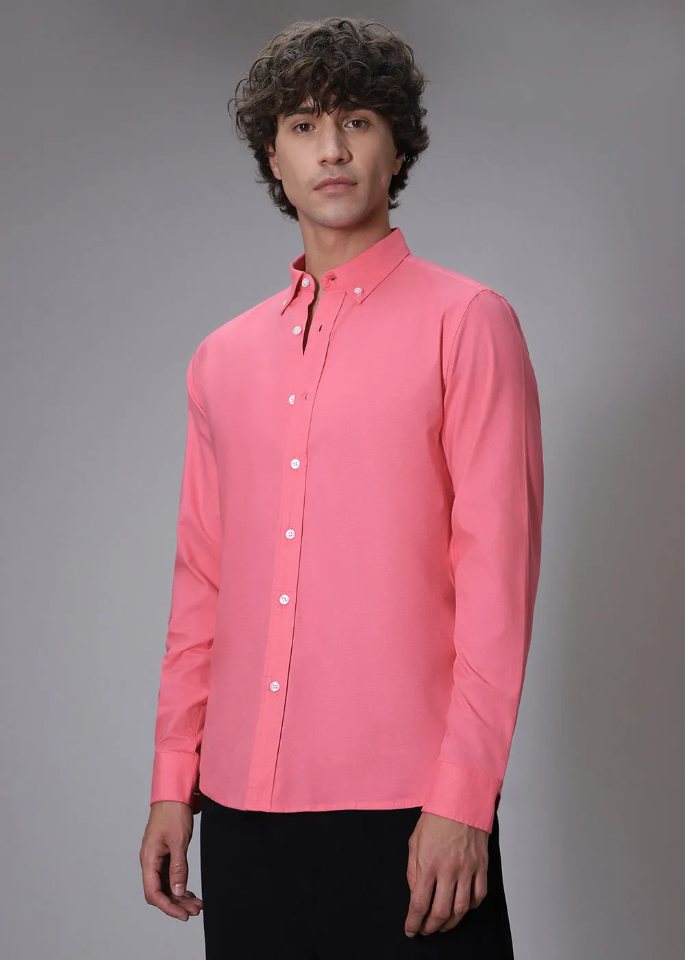 Knockout Pink Oxford Shirt