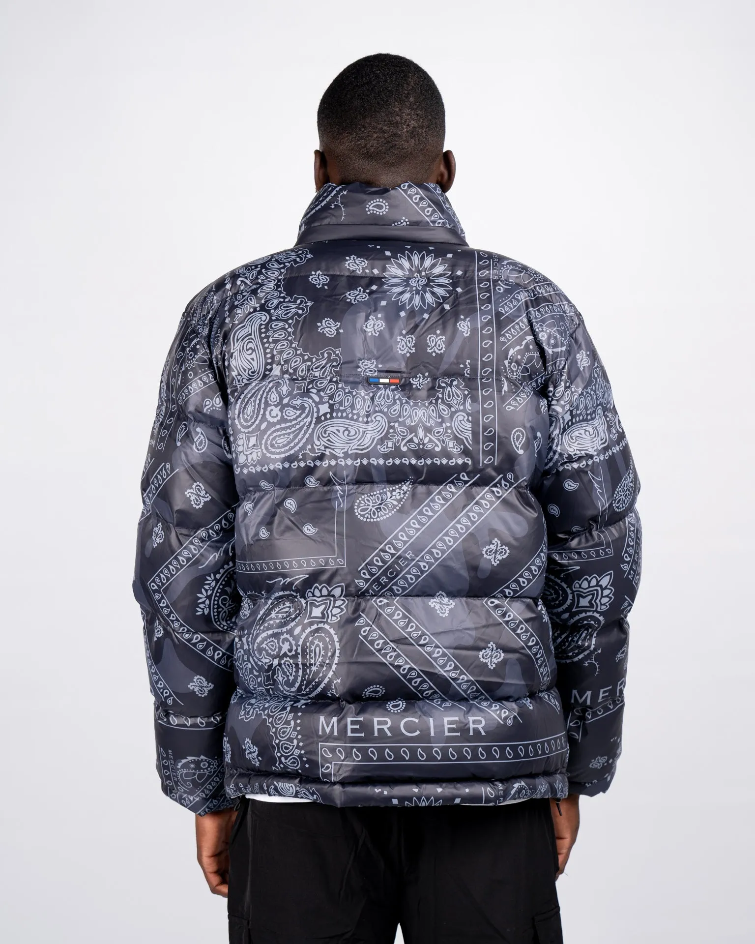 Navy Off White Paisley Mercier Jacket