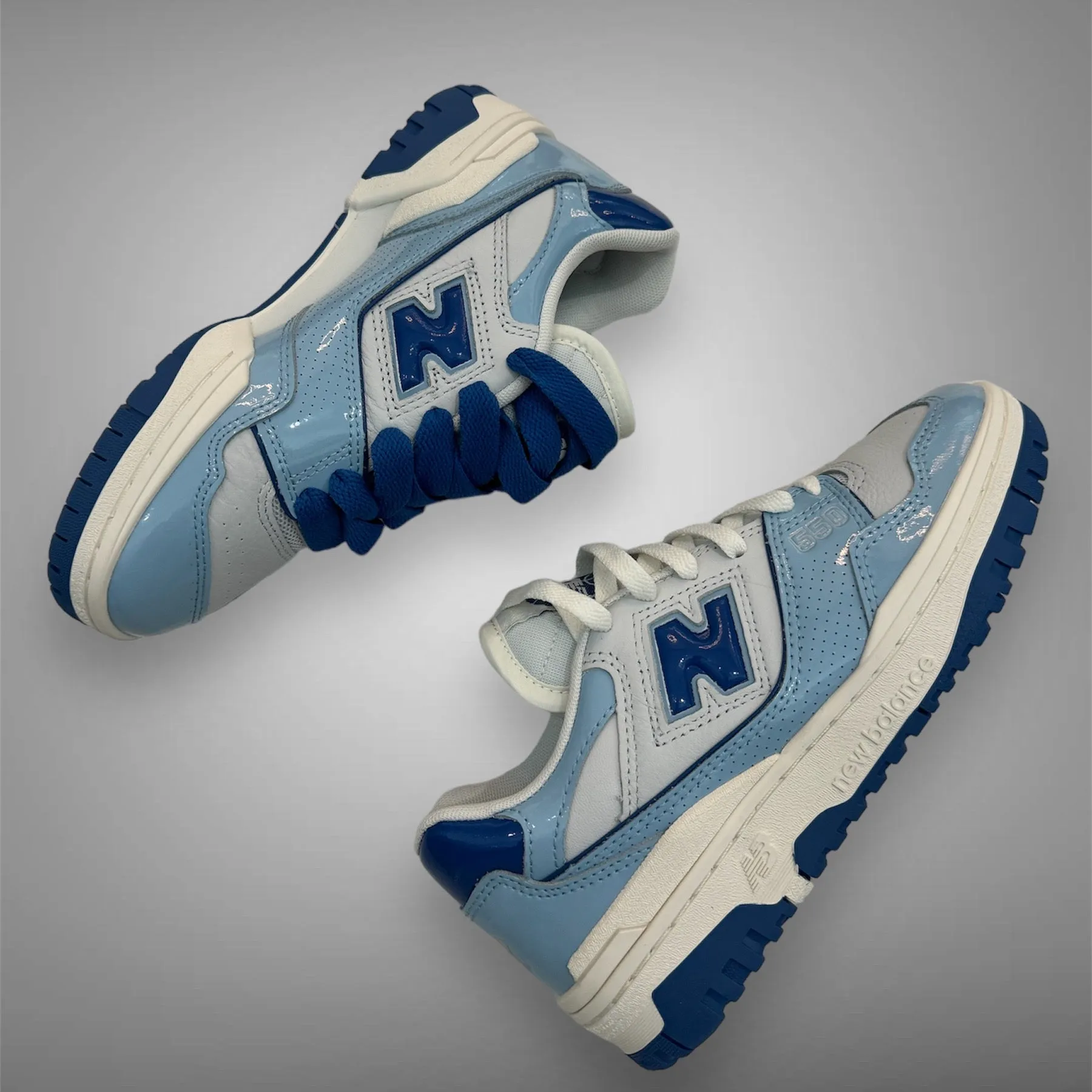 New Balance Mens BB550yke white blue