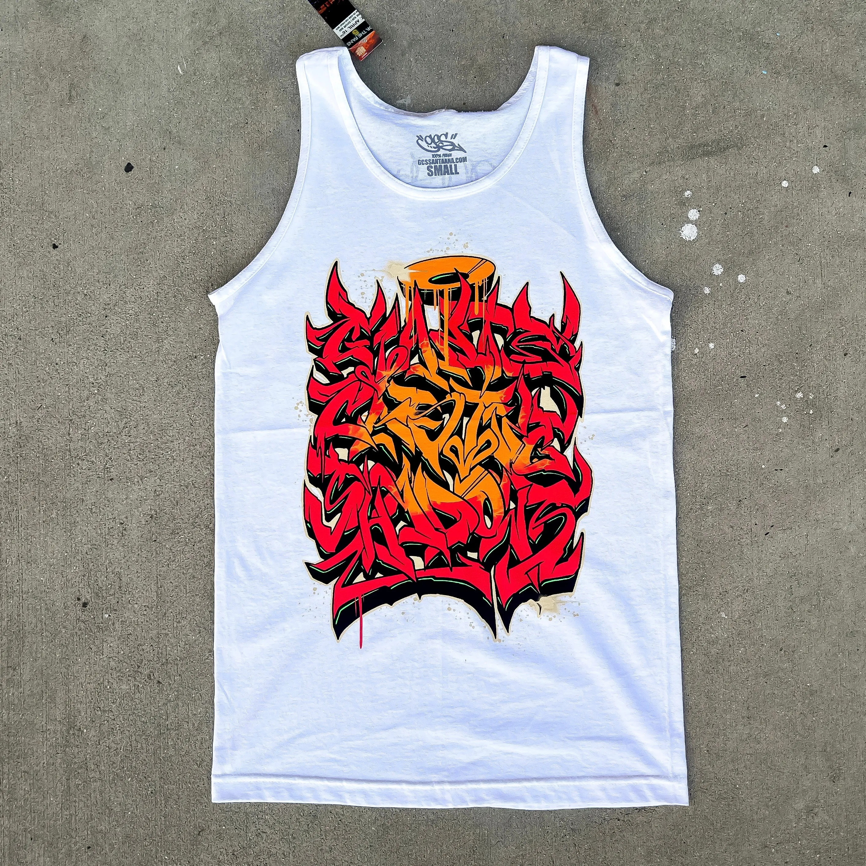 Orange Tank (white)