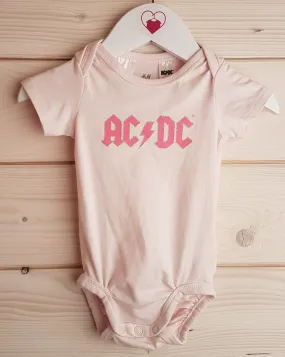 Pink AC/DC Vest (2-3 Months)