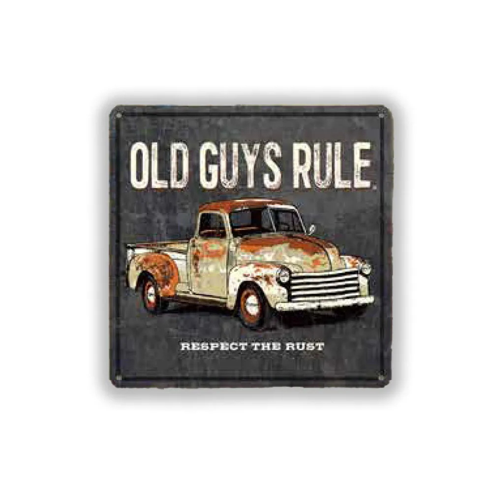 Rusty Truck Vintage Metal Sign