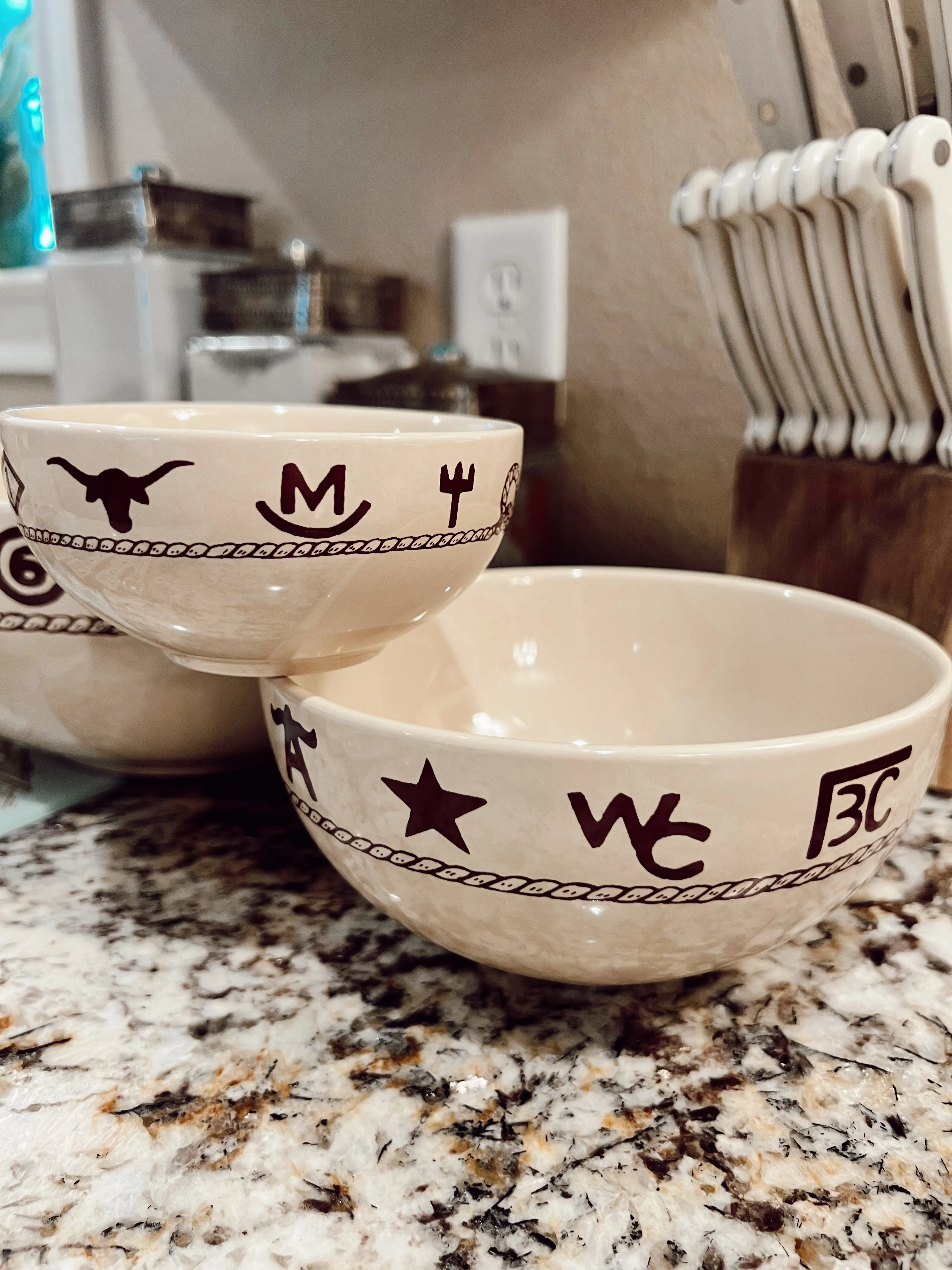 The 3 Piece Branded Bowl Set