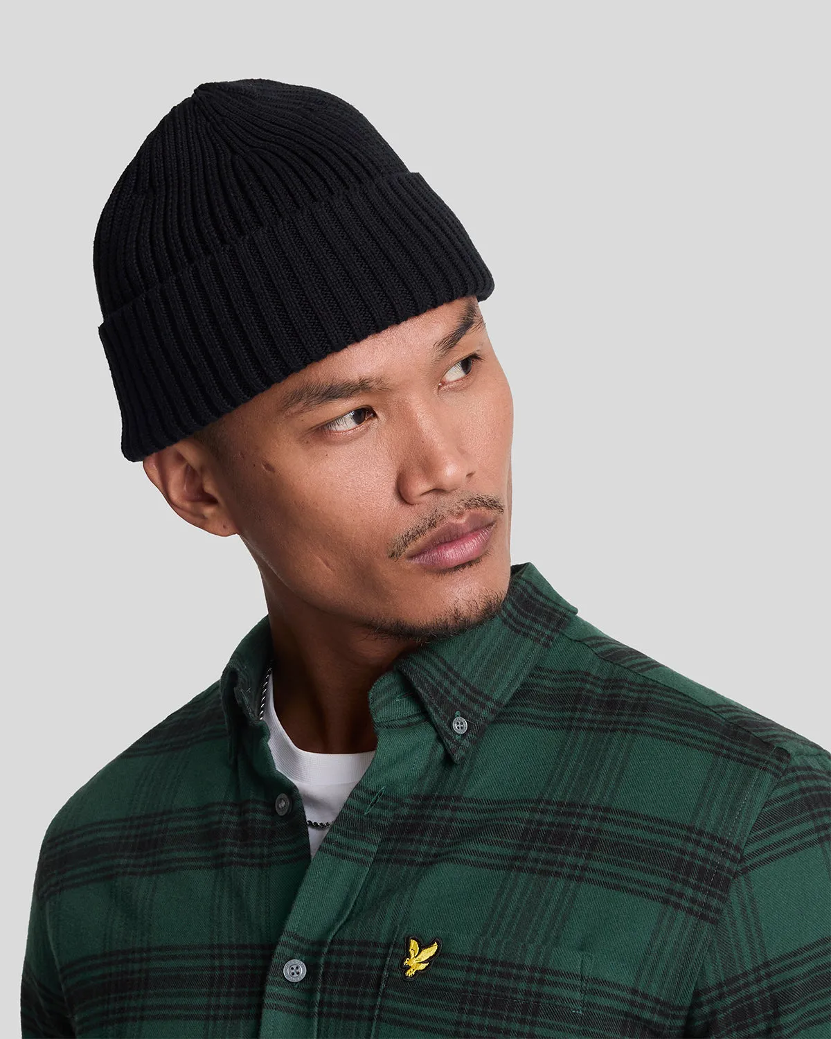 Tonal Check Flannel Shirt