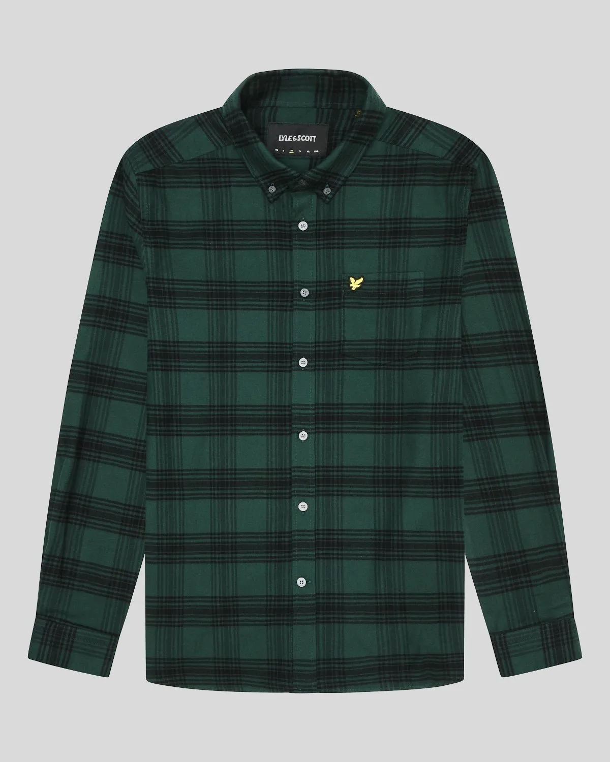 Tonal Check Flannel Shirt