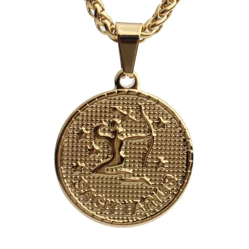 Zodiac Coin Necklace by Sahira