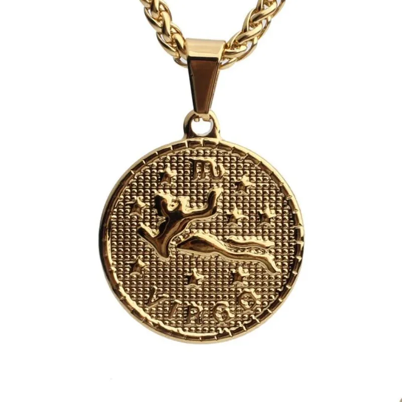 Zodiac Coin Necklace by Sahira